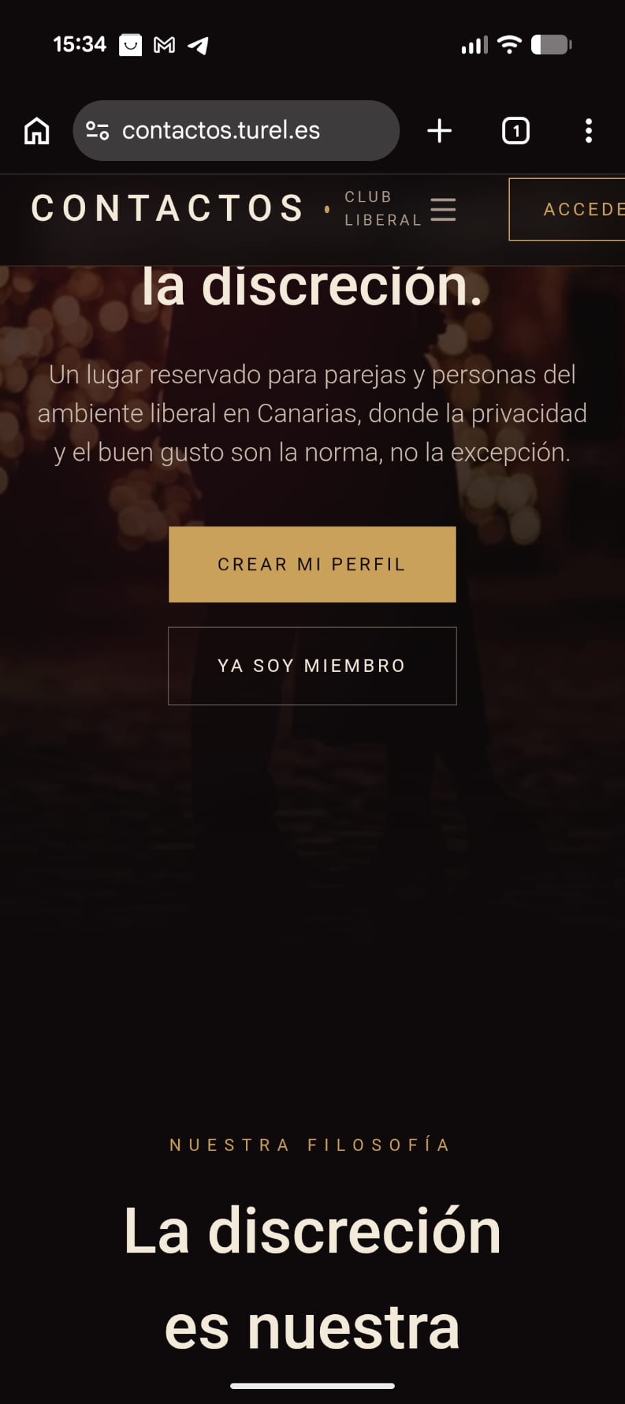 Captura de pantalla de Contactos